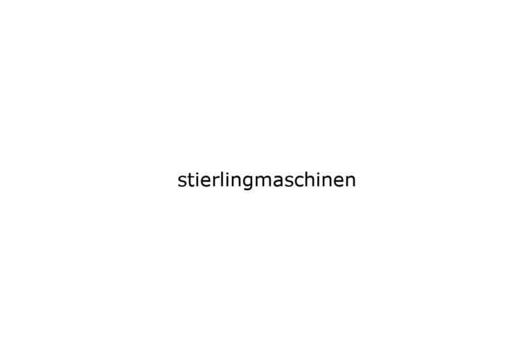 stierlingmaschinen