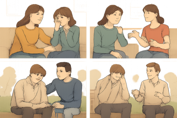 which scenario best demonstrates empathy?