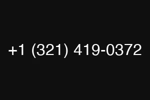 +1 (321) 419-0372