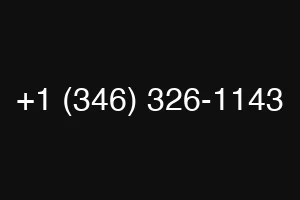 +1 (346) 326-1143