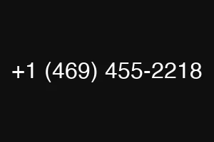 +1 (469) 455-2218