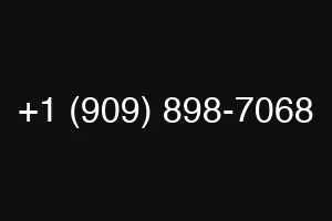+1 (909) 898-7068