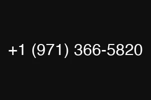 +1 (971) 366-5820